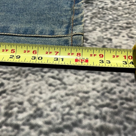 NEW Etnies Jeans Womens 7 (32x32) Blue Low Rise Bootcut Skater Vintage Y2K - Picture 14 of 16